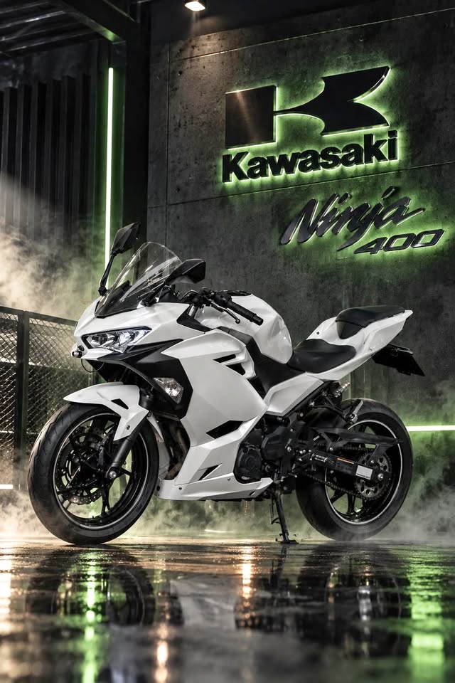 2020 Kawasaki Ninja400最低月繳1xxx起  |  全白副廠殼+腳踏後移  |  8.8萬  |  屏東市  | 圖片